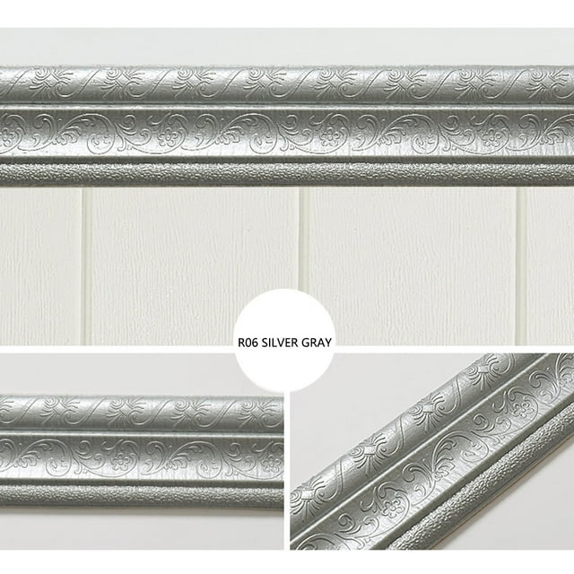 RYRDWP Self-adhesive Three-dimensional Wall Edging Strip Border Wall Decor