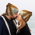 thumbnail image 5 of Picia Golden Drapes Pillars Clouds Pattern Knitted Beanie Hat for Men and Women , Unisex Winter Warm Stretchy Knit Cap Thick Fisherman Beanies Cuffed Plain Skull Caps, 5 of 6