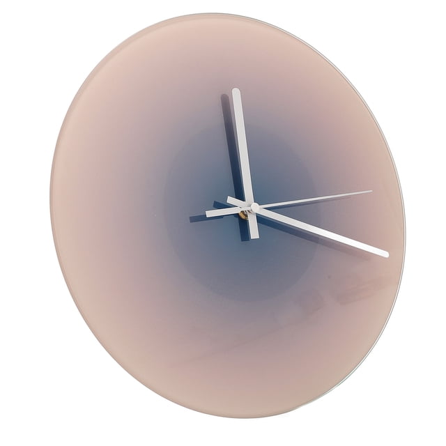 12 Inch Wall Clock, Battery Operated Round Wall Clock, Silent Wall Clock Living Room Clock Modern Wall Clock Decorative Table Clock Hanging Clock for Kitchen Office