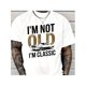 thumbnail image 1 of Camiseta de algodón puro con gráfico de coche vintage para hombre, informal, cuello redondo, manga corta, ajuste cómodo, ropa retro, 1 of 6
