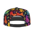 thumbnail image 2 of Kdxio Colorful Cats Print Snapback Hat for Men Women,Adjustable Baseball Cap, 2 of 7