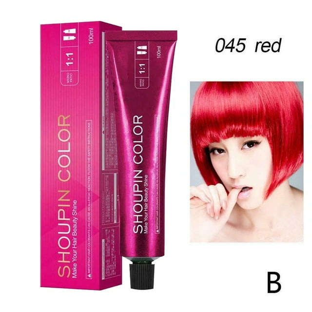 WIFKLSIIPG Hair Coloring Shampoo Mild Safe Hair Dyeing Shampoo for All Hairs