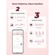 Momcozy M9 Breast Pump Hands Free Mobile Flow, App Discreet Wearable Breast Pump M9, Control Personalized 2 Pack, Cozy Red