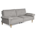 thumbnail image 4 of Sofá Cama Makora Yarvis Gris Claro Lino 3 Posiciones con Soft Foam Reclinable, 4 of 10