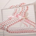 thumbnail image 2 of Hwoehyo Pearl Plastic Pet Clothes Hangers,  1Pc, Pink, 20CM, 2 of 14