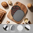 thumbnail image 4 of Pofeuu Tomatoes1 Print Silicone Pot Mat Mitten With Hanging Loop Heat Resistant Oven Mitts Non-Slip Bbq Baking Smoking Potholders, 4 of 7