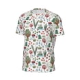 thumbnail image 6 of Wukai Frog and Forest Plants Print Men's Short-Sleeved Mesh T-Shirt,Quick-Dry Short Sleeve Workout T-Shirt-XX-Large, 6 of 8