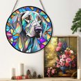 thumbnail image 6 of 89Bloom Weimaraner Window Hanging Stained Glass, Weimaraner Suncatchers for Windows Stained Glass, Stained Glass Dog suncatcher, Dog Stained Glass, 6 of 8