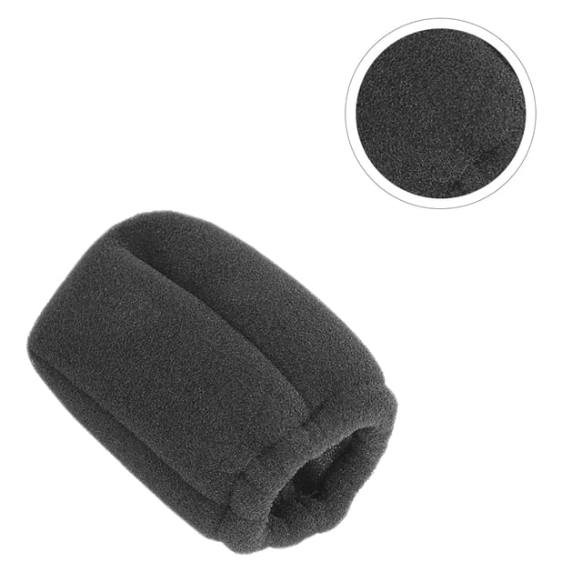 UPGRATOR 1Pc Hair Dryer Sponge Cover Black Durable Diffuser with Elastic Band for Heat Protection and Frizz Control