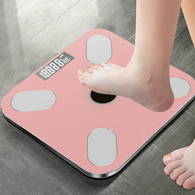 EGNMCR Cale For Body Weight And Percentage No Battery Replacement Solar Power Digital Bathroom Smart Scale Bluetooth Body Scale Body Composition Monitor With App bluetooth scale