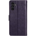 thumbnail image 2 of Compatible with Samsung Galaxy A14 5G Case Glitter with Card Holder Flip Wallet Phone Case for Women Crystal Butterfly Shockproof Protective Case for Samsung Galaxy A14 5G,Purple GY, 2 of 12