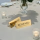 thumbnail image 3 of 3 letreros de reserva de asientos: Letreros de cartulina para bodas, eventos, decoración de mesas para reservar asientos en restaurantes y recepciones de bodas., 3 of 4
