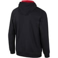 thumbnail image 3 of Men's Colosseum Black Louisville Cardinals Half-Zip Hoodie, 3 of 3