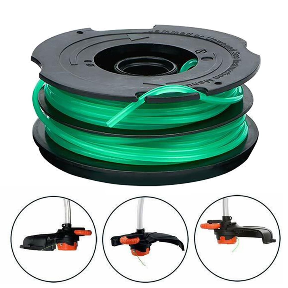 Bigstone 5Pcs Grass Trimmer Replacement Dual Line Spools for Black Decker  DF-080-BKP 