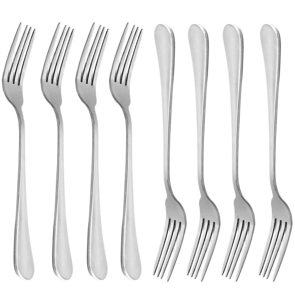 Dinner Forks, 18/10 HeavyDuty Stainless Steel Dinner Forks Set Of 8, 8