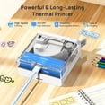 thumbnail image 4 of SWIFINT Bluetooth Mini Label Maker Machine, Rechargeable Thermal Label Printer, Portable Wireless Label Maker, Compatible with iOS Android, White, 4 of 9