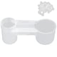 thumbnail image 5 of Deflector de agua potable de doble boca para mascotas, 20 piezas, agua potable automática para loros, 5 of 5