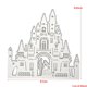 thumbnail image 3 of PALM Christmas castle Metal troqueles de corte plantilla hecha a mano manualidades tarjeta de papel DIY tarjeta de navidad, 3 of 4