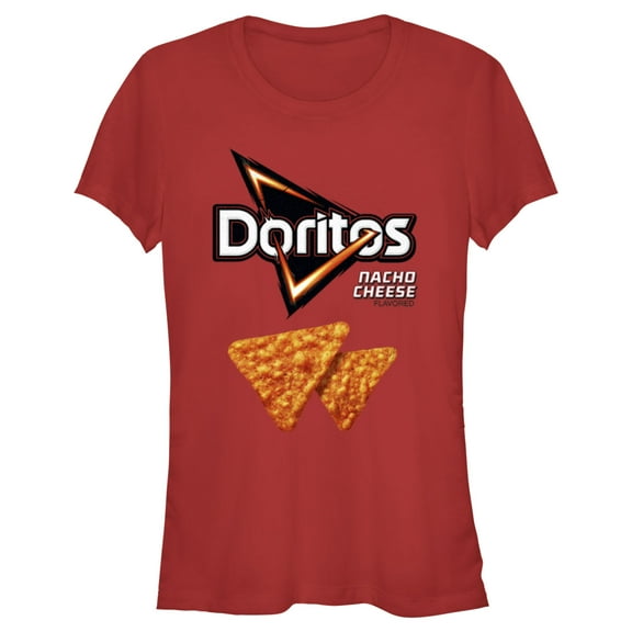 Junior's Doritos Nacho Cheese Logo  Graphic Tee Red Small