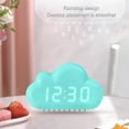 thumbnail image 4 of Viflosae Creatives Alarm Clock, Four Clouds, Voice Controlled LED Clock, Bedside Snooze Small Alarm Clock, Student Calendar Night Light Electronic Clock Electronics Gadgets, 4 of 7
