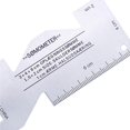 thumbnail image 2 of Naiovety DIY Costura Regla Acolchar Rejilla Corte Costura Sastre Estudiante Artesanía De coser plata y azul Naiovety HA024628-02, 2 of 5