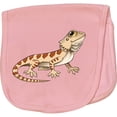 thumbnail image 2 of Inktastic Cute Bearded Dragon Baby Burp Cloth, 2 of 3
