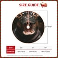 thumbnail image 2 of Lukts Playful Baby Hippo Splash Print Color Life Christmas Tree Skirt, Winter Holiday Tree Mat Decoration ,Can be Used as A Shawl-36", 2 of 6