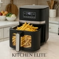thumbnail image 6 of Kitchen Elite 5 Qt Large Digital Air Fryer, Kitchen Countertop Nonstick Basket Oven, Black, 6 of 7