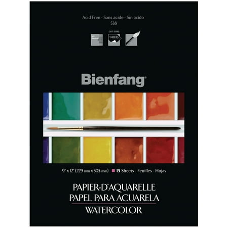 UPC: 0079946159066 | Bienfang 538 pH Neutral Watercolor Pad  9  x 12