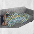 thumbnail image 5 of Scale Soft Flannel Fleece Throw Blanket, Funny Simple Colorful Mermaid Tail Fish Skin Pattern, Cozy Plush for Indoor and Outdoor Use, 50" x 60", Multicolor, by Ambesonne, 5 of 5