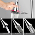 thumbnail image 5 of Fregadero de cocina con ahorro de agua, pulverizador de grifo aireador, grifo giratorio de 360 ​​grados, accesorios incluidos, configuración de 3 modos, grifo presurizado Sincero Electrónica, 5 of 5
