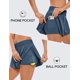 thumbnail image 4 of Shorts CRZ YOGA 2 en 1 con Falda Fluida y Corte de 7.5 cm, 4 of 6