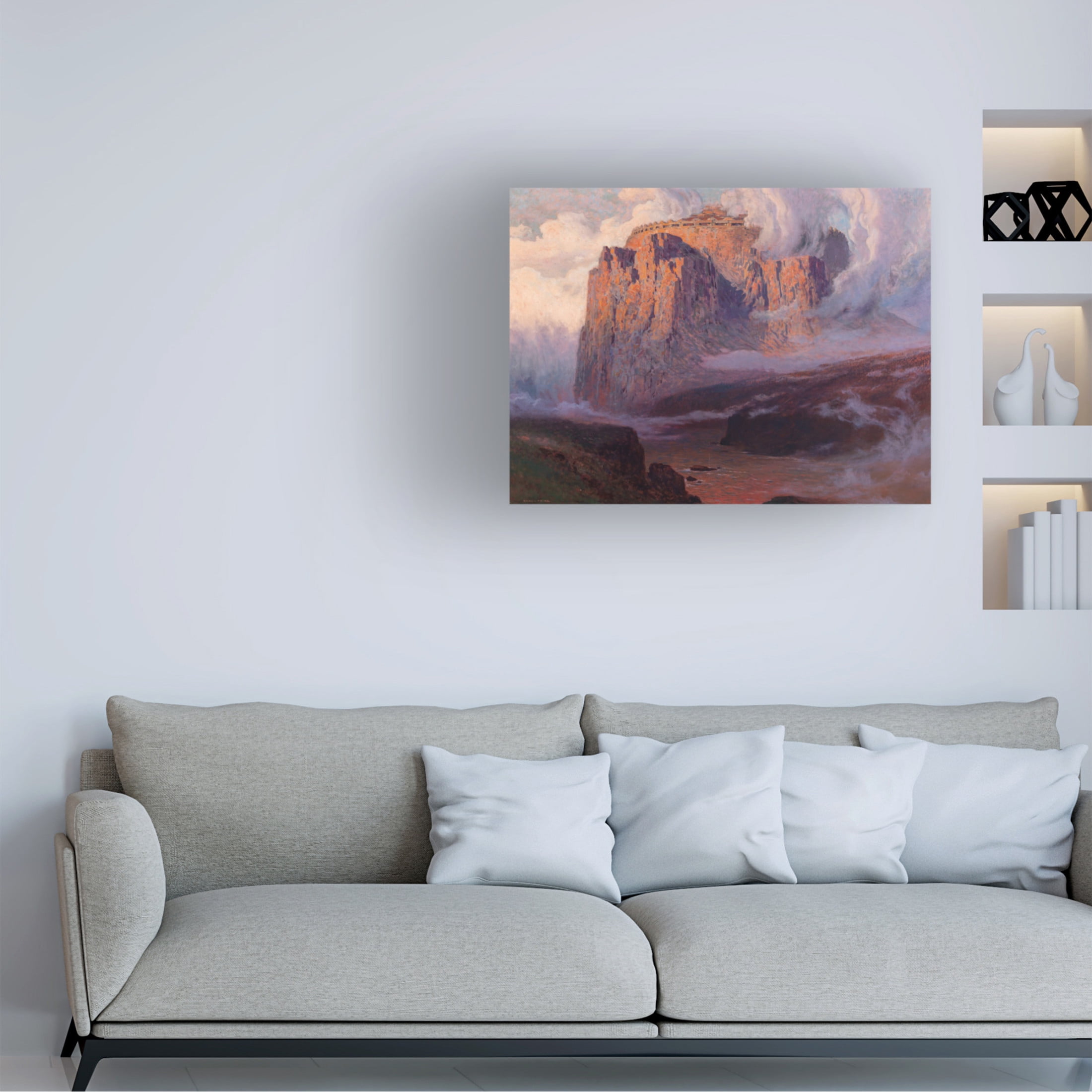 Karl Ludwig Prinz 'Valhalla, before 1911' Canvas Art - 19 x 14 Inches