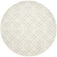 thumbnail image 2 of Safavieh Amherst Roseann Geometric Area Rug, Ivory/Light Gray, 7' x 7' Round, 2 of 8