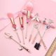 thumbnail image 4 of Makeup Brushes Set - 8pcs Cosmetic Makeup Brush Set Professional Tool Kit Set Pink Drawstring Bag Included (8pcs makeup brushes), 4 of 4
