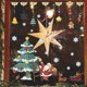 thumbnail image 4 of Etiqueta engomada de la decoración de la pared del hogar de la puerta de la ventana de cristal colgante del jingle del árbol de Navidad de Papá Noel de la historieta JFHHH pequeña, 4 of 5