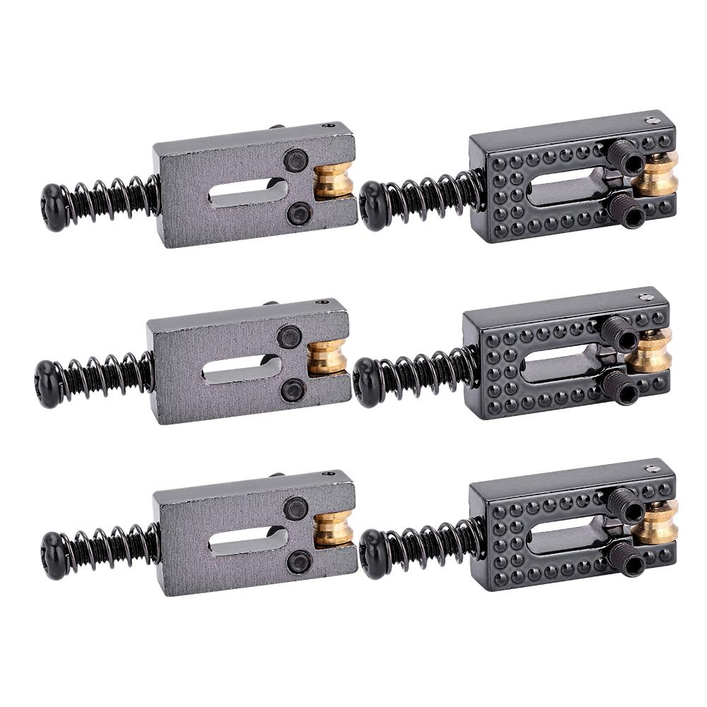 Tebru Saddle for Electric Guitar, Saddle for Guitar, 6PCS Guitar