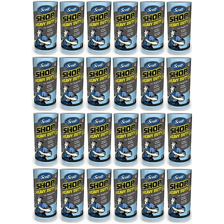 Scott 32992 Heavy Duty 60 Count Rolls Of Blue Shop Towels - Quantity of 24