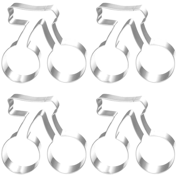 Fruit Cookie Cutter Cherry Cookie Cutter Mini Pie Cookie Stamps Metal Biscuit Molds Cute Cookie Cutters Stainless Steel Cookie Cutters for DIY Baking Supplies