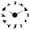 Black, variant on Gibbon Monkey Silouette Frameless Wall Clock Stickers, DIY Modern Decorative Clocks for Living Room, Bedroom, Office - Easy to Install, Large 3D Clock Design (Gold,27in)