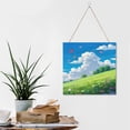 thumbnail image 6 of 12x12 Inch Wooden Hanging Sign, Sea Turtle Theme, Personalized Wooden Sign for Bedroom or Kitchen, Great Housewarming Gift, 6 of 8