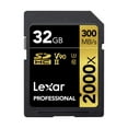 thumbnail image 2 of Lexar Professional 2000x 32 Go SDHC UHS-II/U3 (jusqu'à 300MB/s Lecture) avec Lecteur USB 3.0 - LSD32GCRBNA2000R, 2 of 5