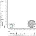 thumbnail image 5 of Gem Stone King 925 Sterling Silver Sky Blue Simulated Aquamarine Engagement Ring for Women (3.46 Cttw, Emerald Cut 10X8MM, Gemstone March Birthstone, Available in Size 5,6,7,8,9), 5 of 5