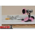 thumbnail image 6 of Drillstuff Bathroom Cleaning Drill Brush Set - Scrub Attachment for Cleaning - Shower Scrubber Brush Kit - Grout Cleaner Attachment for Power Drill, 6 of 7
