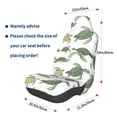 thumbnail image 3 of Fotbe Cute Turtle Funda para Asiento de Auto con Estampado – Impermeable y Antisudor – Ajuste Universal, Lavable a Máquina, Antideslizante (1 Pieza), 3 of 5
