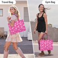 thumbnail image 6 of Large Capacity Tote Bag,Pink Breast Cancer Handbag Fashion Luxury Tote Bag,15.7"x13"x 5.1" Inches,Laptop Compatible, 6 of 6