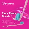 thumbnail image 4 of Disposable mini toothbrush with floss, travel mint toothbrush, 24-pack individual small-packaged portable toothbrush, pink, 4 of 4
