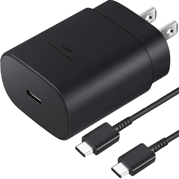 Cargador MIXOPLTBUS de carga superrápida USB C de 25 W para Samsung