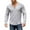 Gray, variant on Custom Fit ’s Linen Casual Button Up Shirt – Autumn Lightweight Long Sleeve Design With Knit Collar For Comfortable Style
