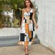 thumbnail image 5 of Vestido De Noche De Lujo Sin Mangas Para Mujer, Abstract Geometrical Vestido De Fiesta, 5 of 5